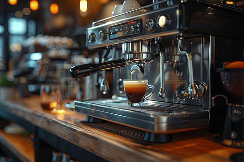 drink a cup of coffee or cappuccino