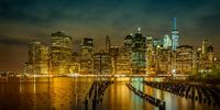 NEW YORK CITY Impression bei Nacht | Panorama