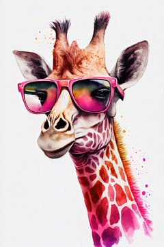 Giraffe van Poster Art Shop