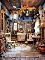 Lost place parlour Room Decay Dust Mystery Past