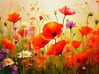 Poppies on the verge 1