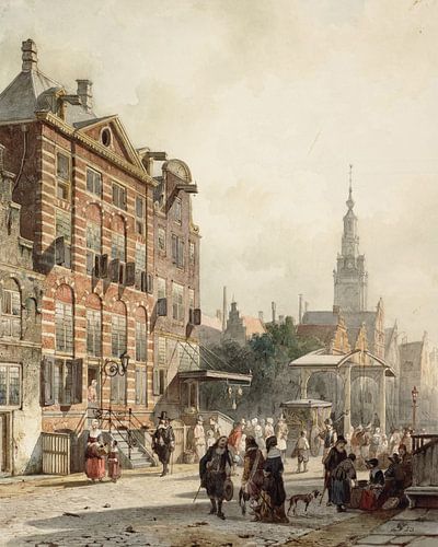 Wohnhaus von Rembrandt van Rijn, unbekannter Künstler