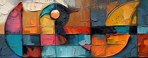 Bird Dance by Abstract Painting