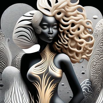 Afrikanische Meerjungfrau: Eine futuristische Architektur im Meer von Summer Shamma