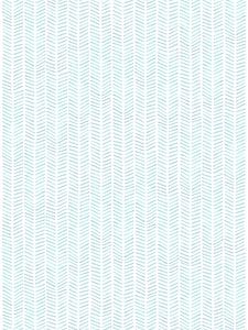 Papier peint à chevrons "Sea'' 25% (peinture aquarelle abstraite rayures bleu turquoise fait ma