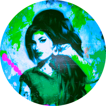Amy Winehouse Pop Art PUR van Felix von Altersheim