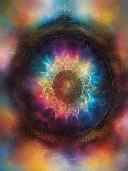 background abstract eye by hisam colours