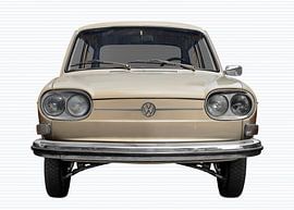 VW 411 front view in original color