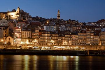 Porto bij nacht van Detlef Hansmann Photography