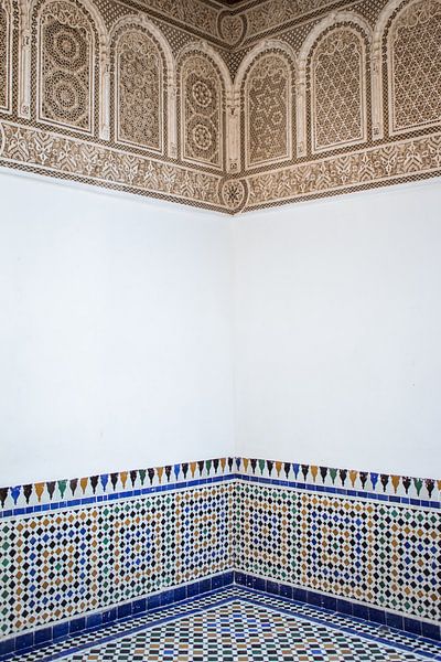 Moroccan tiling | El Bahia Palace by Wandeldingen