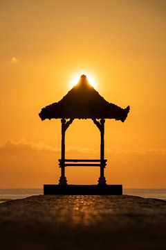 Schöner Sonnenaufgang auf Benoa Bali von Humphry Jacobs