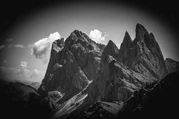 The Geisler peaks by Rudolf Brandstätter