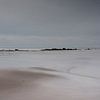 Vue sur la mer à marée basse sur la côte de Blankenberg sur Anouschka Hendriks