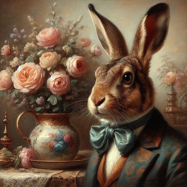 Fairytale rabbit by Nicolette Vermeulen