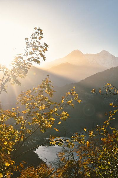 Autumnal sunrise Switzerland by Jisca Lucia