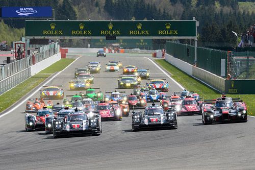 World Endurance Championship race start op Spa Francorchamps