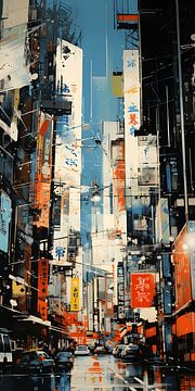 Tokyo Abstract by Felix Wiesner