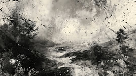 Ink Storm Sweeping Through the Valley by Skye Studio
