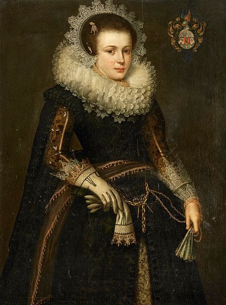 Portrait of Mertijntje van Ceters, anonymous by Masterful Masters