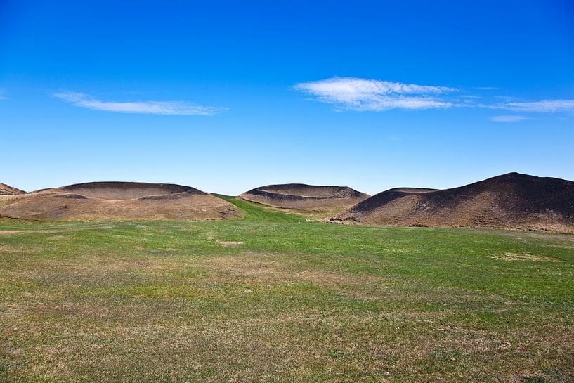Trois cratères à Mývatn par Fabian Roessler
