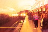 Metro in the morning