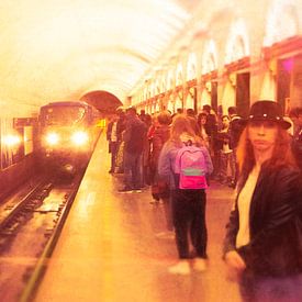 Métro le matin sur Rene van Heerdt