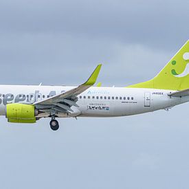 Solaseed Air Boeing 737-800 Passagierflugzeug. von Jaap van den Berg