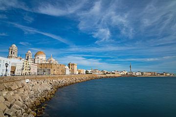 Promenade in Cadiz with view to the cathedral by Alexander Ließ