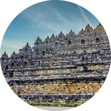 Oost-zijde Borobudur van Eduard Lamping