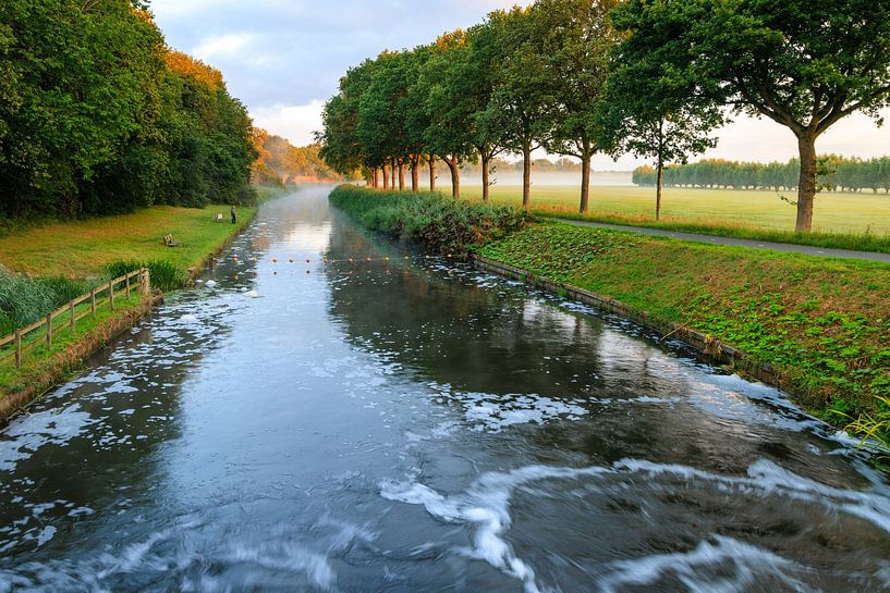 Valleikanaal near the Roffelaarskade Woudenberg - Grebbelinie - Gelderse Vallei by Sjaak den Breeje