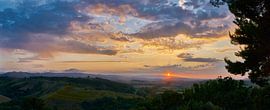 Panorama of the Tuscan landscape
