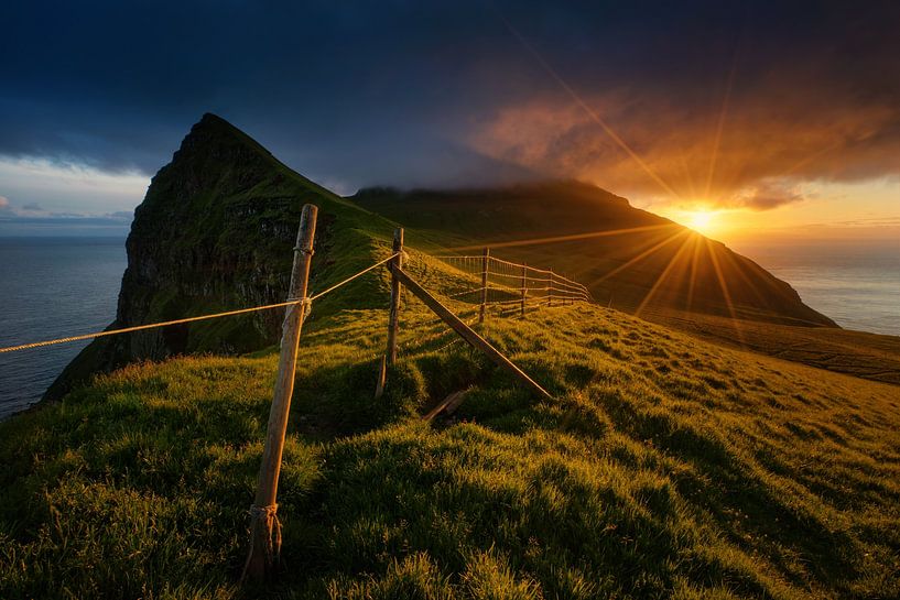 Mykines fence by Wojciech Kruczynski