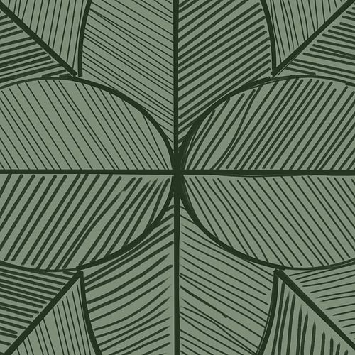 Feuille tropicale peinte à la main