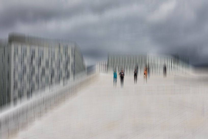 Opera huis in Oslo van Ingrid Van Damme fotografie