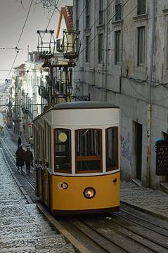 Lisbon triste with Elevador da Gloria by insideportugal