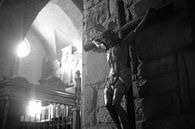 Jezusbeeld in kerk in Spanje van Rob van Dam thumbnail
