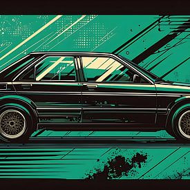 Pop Artwork car by PixelPrestige