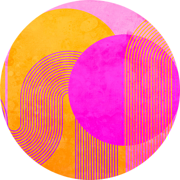 Abstracte moderne geometrie in neon