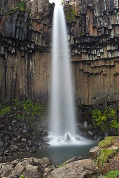 Svartifoss; a remarkable waterfall on Iceland by Wilco Berga