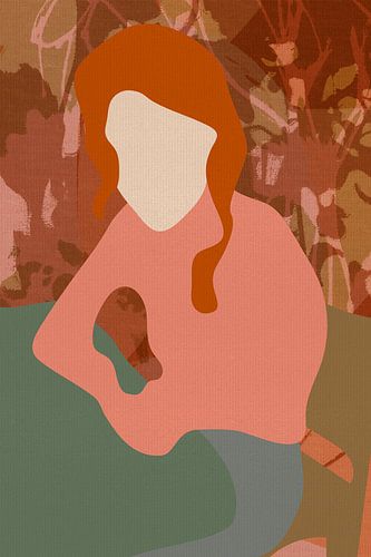 Warten im Corner Café. von Dina Dankers