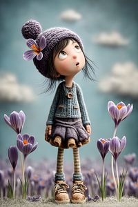 The crocus girl