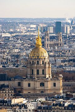 Dôme des Invalides vanaf de Eiffeltoren van Ingrid de Vos - Boom