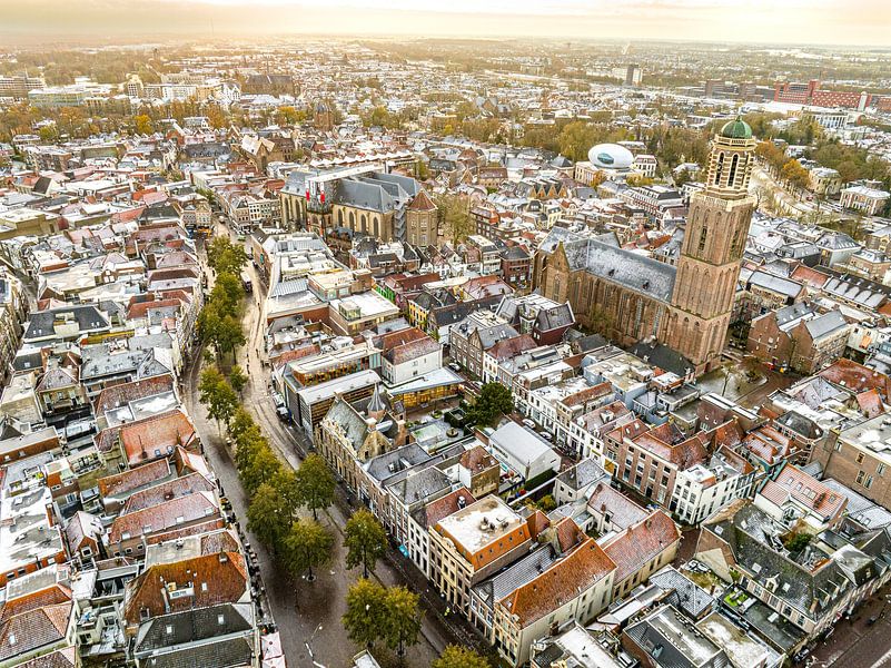 Zwolle downtown district during a cold winter morning by Sjoerd van der Wal Photography