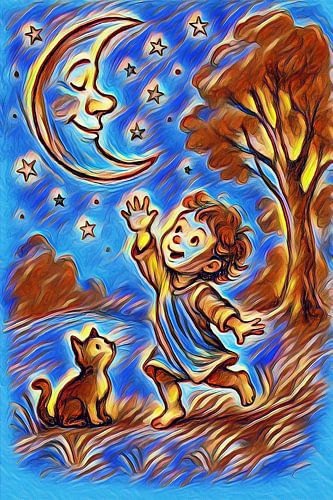 In the moonshine ( chanson pour enfants dans l'image )