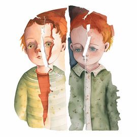 les moitiés de "his&quot ;