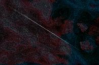 Een lange streep door een wolkig sterrenstelsel van Susan Hol thumbnail