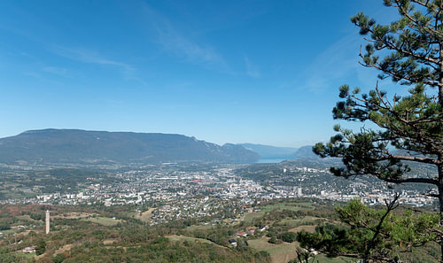 Bec du Corbeau : vue sur Chambéry