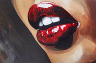 Lippen Pop Art von Stien Art Miniaturansicht