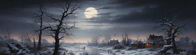Snow 49961 by Eye catching paintings