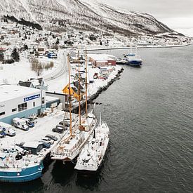 Uitzicht op Tromsø, Noors - Lapland van Henrike Schenk